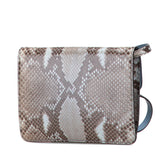 グッチ ニュージャッキー ショルダーバッグ 364435 ブラウン ブルー パイソン レザー レディース GUCCI 【中古】